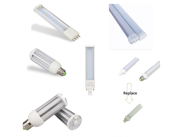 Luz de enchufe de tubo LED G23 para reemplazar la luz C...