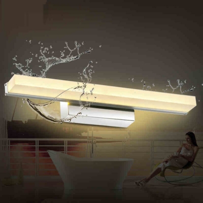 Luz LED moderna de moda en las luces de pared del gabinete del espejo del baño