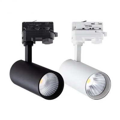 LED Track Light 10W 20W 30W Rail Lamp Replace COB Spot Light Fixture Housing GU10 With LED Driver  