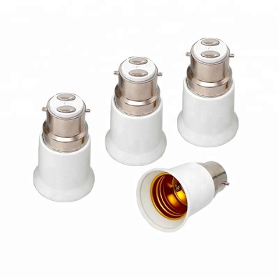 B22 a E26 E27 adaptador largo bayoneta enchufe de luz tornillo lámpara portalámparas convertidor