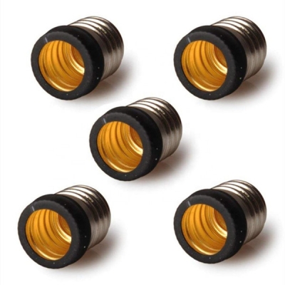 E17 to E12 Adapter Lamp Chandelier Bulb Base Extend LED CFL Light 