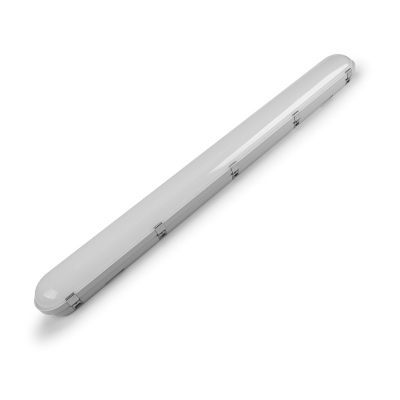  4ft 6500K Aluminium Linkable Led Linear Tri Proof Batten Lamp IP66 Ik10 Led Tri-Proof Lights