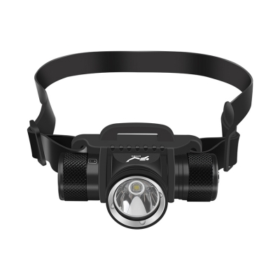 Linterna frontal subacuática LED de aleación de aluminio resistente al agua láser blanco 1200 lúmenes IPX8 para buceo a 60m