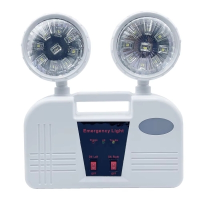 Two Head Adjustable Surface Mounted 9W 18PCS 180 Minutes Working Time Battery Rechargeable LED Emergency Light