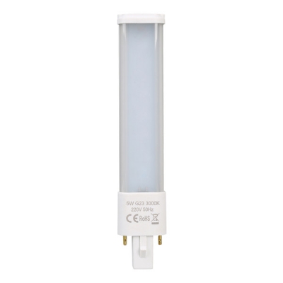 China Proveedor 2 Pin G23 LED Plug Tube Light 6W PL Lámpara