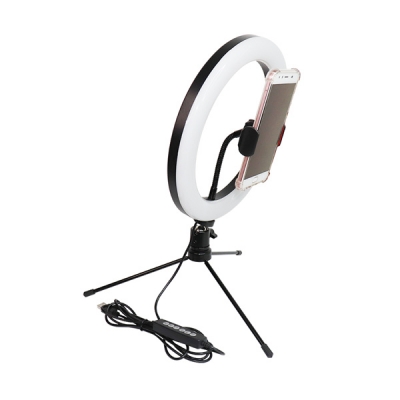 26CM 10inch RGB LED Soft Ring Light with Desktop Lamp Camera Light