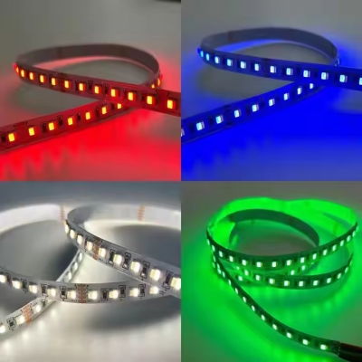 Wholesale 12V 24V Christmas Tree Lights Flexible Cutting Smart RGB LED Strip