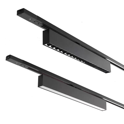 38mm Dimmable 30W 20W 10W LED Linear Track Light Slim Aluminum Body Track Lighting System Linkable Track Light