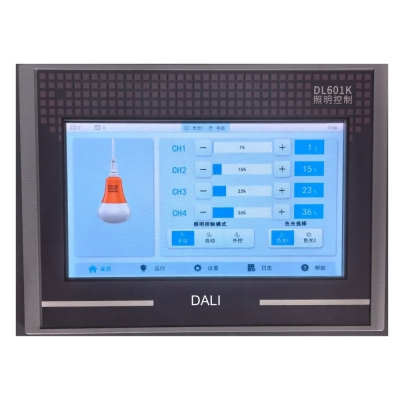 Touchable LED Poultry Lighting Sunrise Sunset Simulation LED Dimmer Controller Auto Dimmer Poultry Light Dimmer Switch for Livestock Farming 