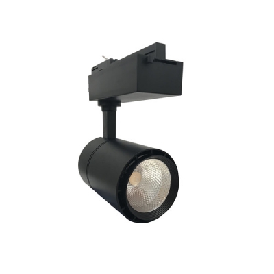 Anti Glare Aluminum Black Adjustable Track Lights 20W 25W 30W 35W 40W Track Rail COB LED Track Lighting 