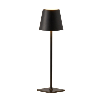 LED Table Lamp Interior-Lighting Touch Type-C Rechargeable 3 Levels Brightness Aluminum Desk Lamp for Bedroom Living Room Restaurant